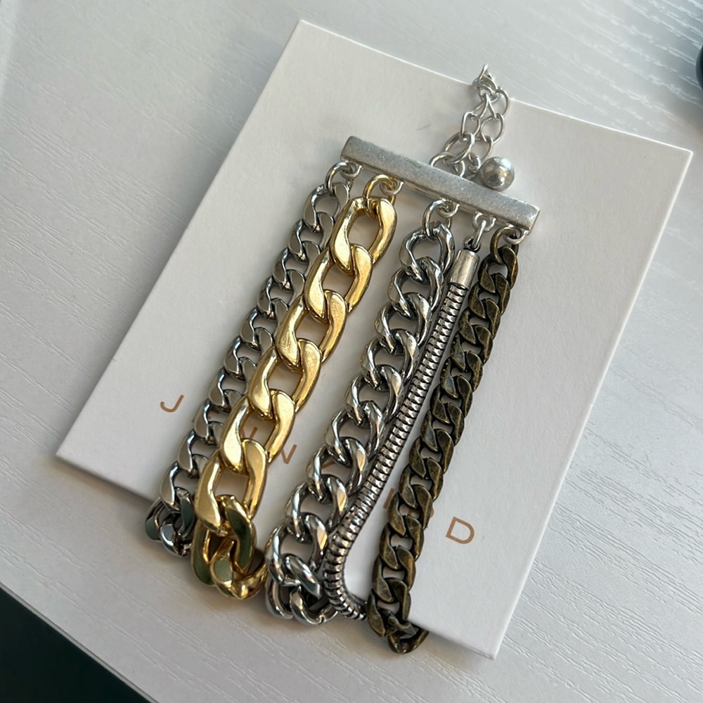 Jenny Bird multi chain bracelet